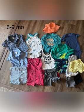 Baby 6-9 months clothes and swim bundle